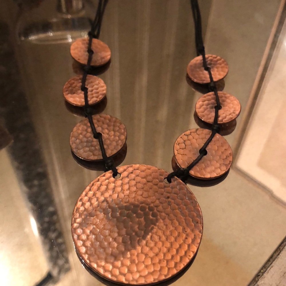 Mottled Copper necklace